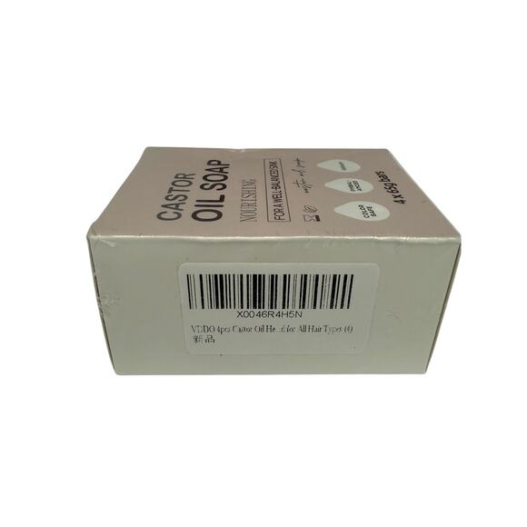 Nourishing Moisturizing Soap Bars Enriched with Castor Oil 4x65g - Picture 3 of 3